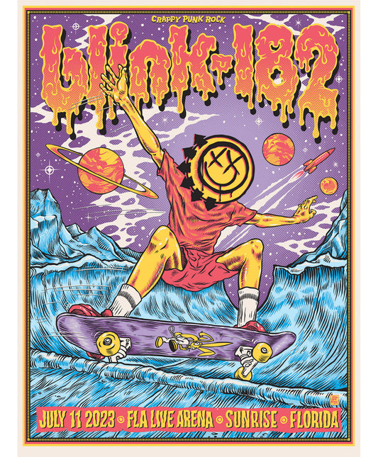 BLINK-182 SUNRISE - FLORIDA - 2023 - ONLY X2 AVAILABLE