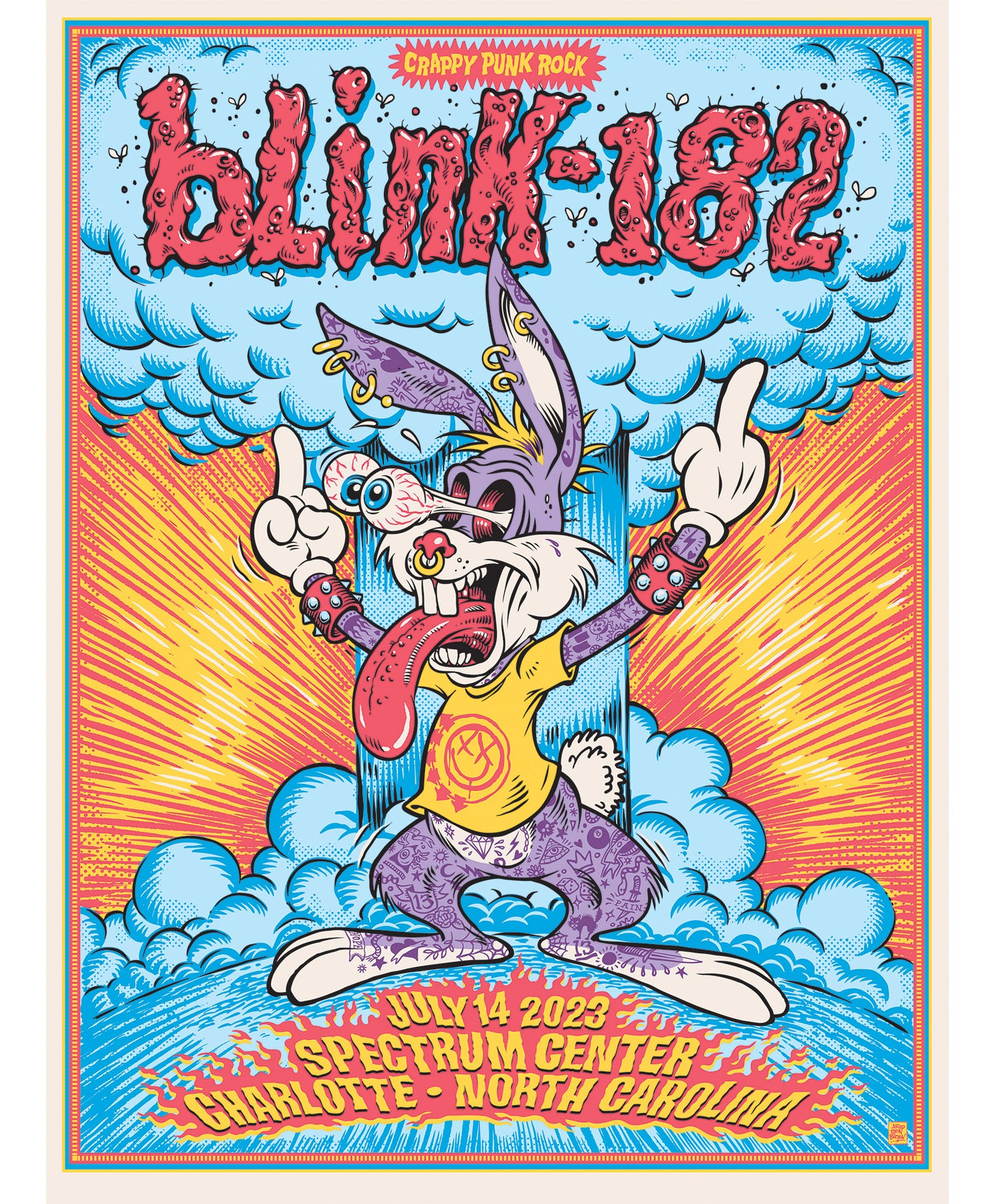 BLINK-182 CHARLOTTE - NORTH CAROLINA - 2023 / ONLY ONE AVAILABLE