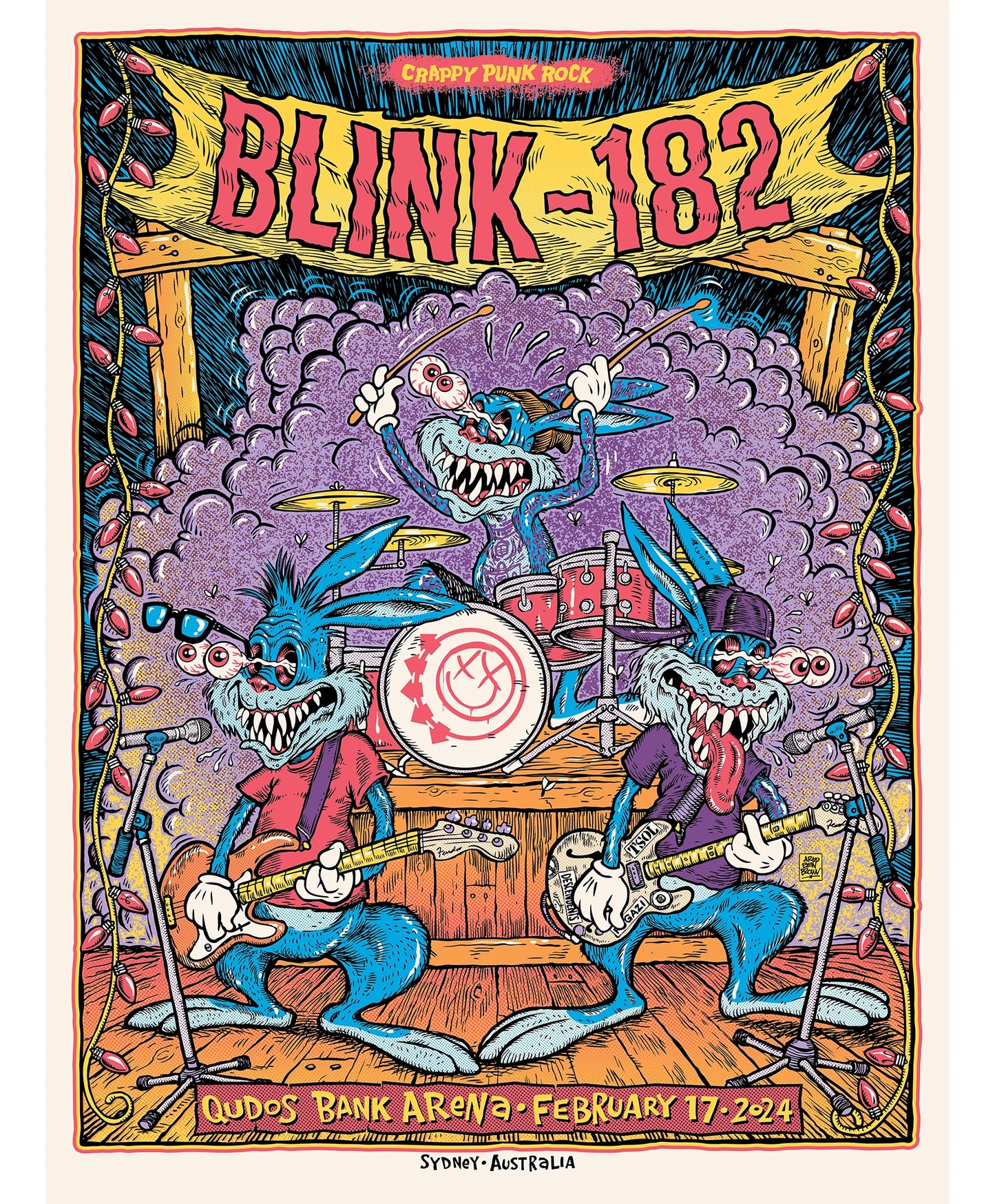 BLINK-182 SYDNEY - AUSTRALIA - 2024 - ONLY X2 AVAILABLE