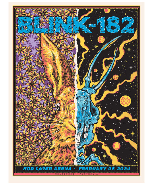 BLINK-182 MELBOURNE - AUSTRALIA - 2024 - ONLY X3 AVAILABLE