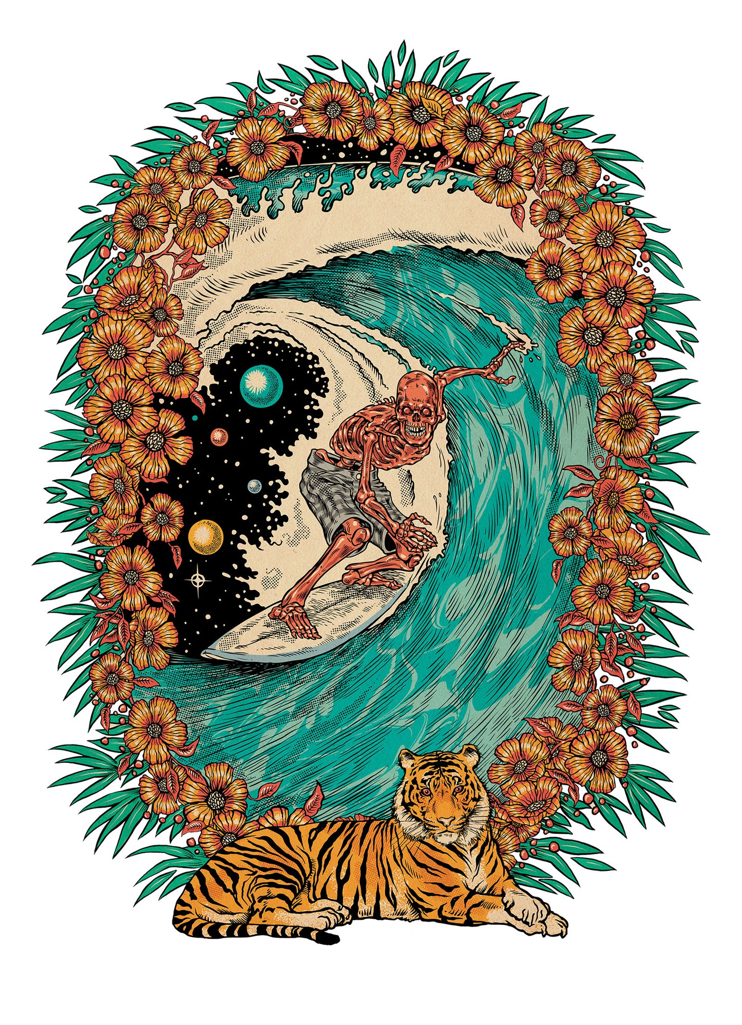 Ben Brown Mentalben INDO TIGER print