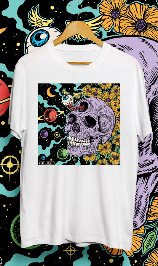 Mentalben THIRD EYE Tee on White