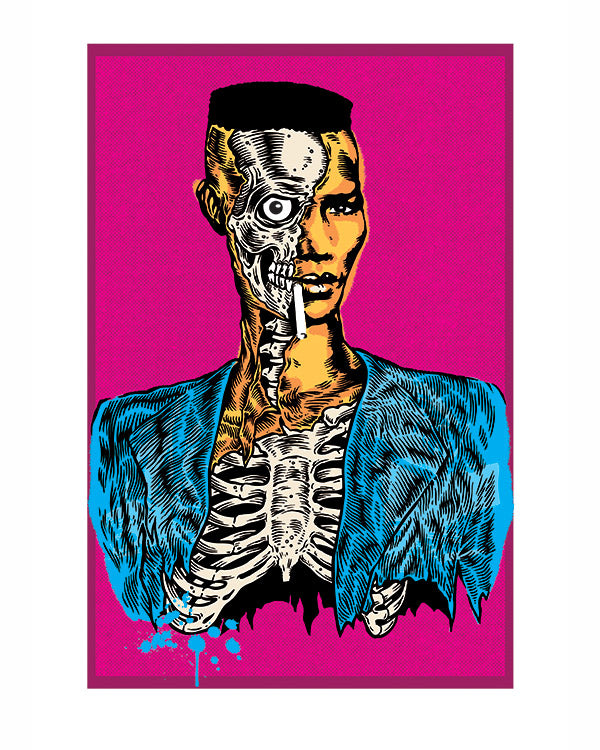 'Grace Bones' print
