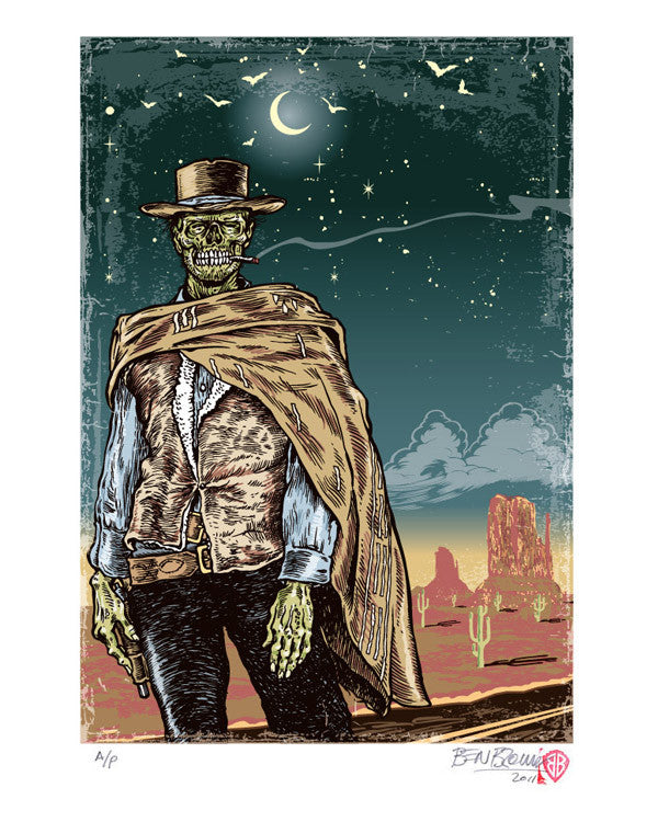 'ghost on the highway' print