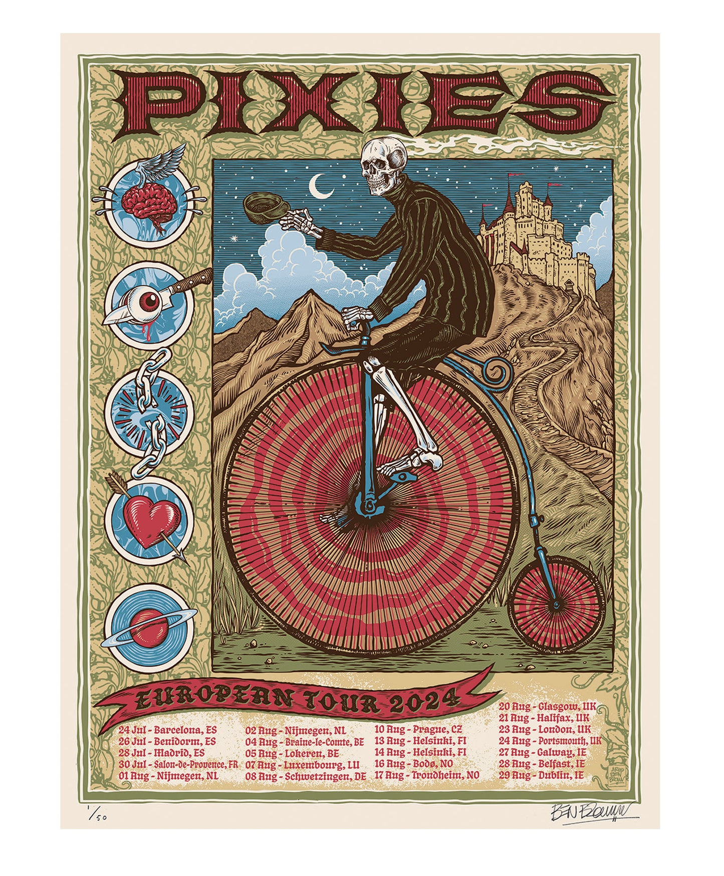 PIXIES - European Tour 2024 - Variant AP