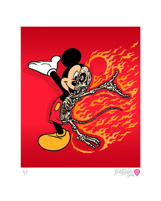 'Mickey' print