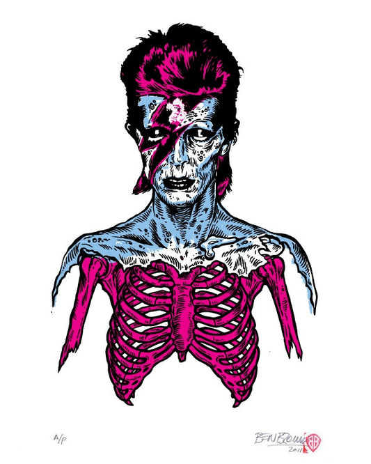 'David Bowie' (white)