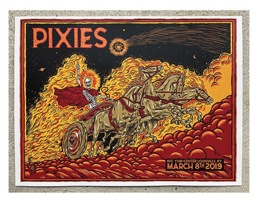 PIXIES LOUISVILLE KY ARTISTS PRINT